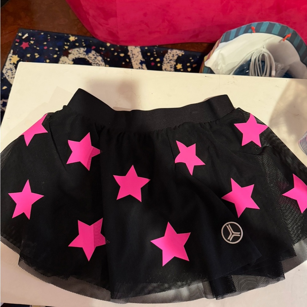 Ultracor Black And Pink Star Athletic Skirt Women’s Xl - Picture 4 of 4